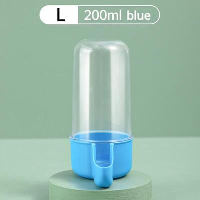 Perfect Picks Market Hanging Pet Feeder For Squirrel & Parrot Water Dispenser & Food Box For Bird Cage Accessories, Perfect For Birds blue l