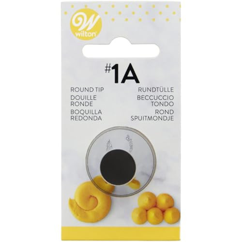 Wilton Decorating Tip Spuitmondje #1A Rond - RVS Spuitmond voor Taartdecoratie