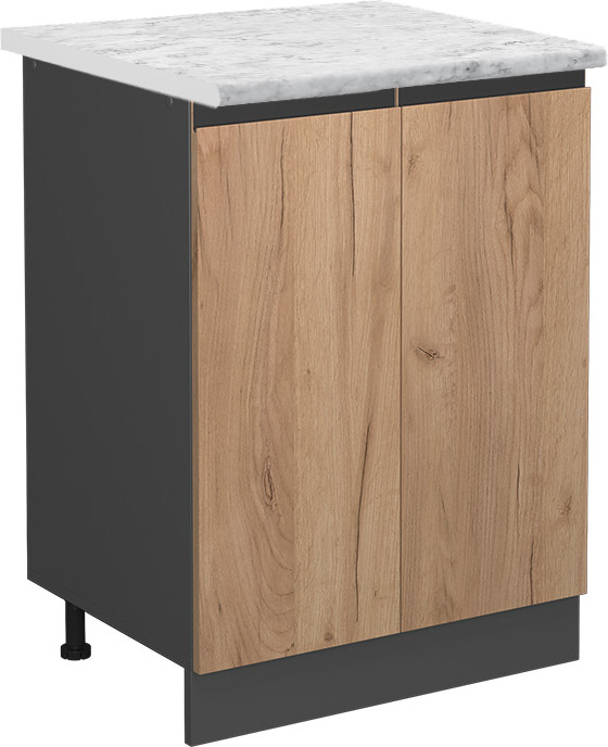 Vicco R-Line Keukenonderkast Krachtige eik goud met Marmer J-Shape WB Model 45861