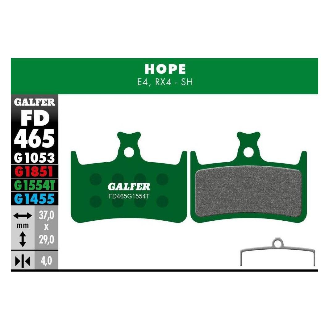 Galfer Bike Pro Bremsbeläge (Hope, Semi-Metallisch) (FD465G1554T)