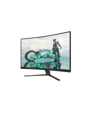 Philips Evnia 3000 32M2C3500L LED-Monitor Gaming Curved 81,3 cm 32" 31.5" sichtbar 2560 x 1440 QHD @ 180 Hz Fast VA 300 cd/m² 3500:1 HDR10 0,5 ms 2xHDMI DisplayPort holzkohlefarben (32M2C3500L/00)