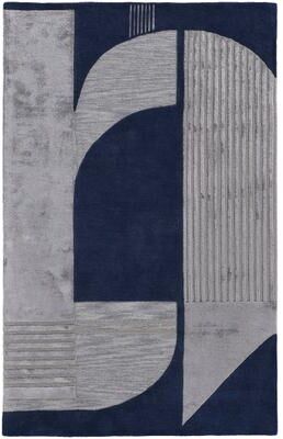 Grand Bazaar Cutlor Hand Tufted Geometric Modern Area Rug