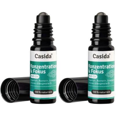 Konzentration & Fokus Roll-on 2x 2x10 ml Ätherisches Öl