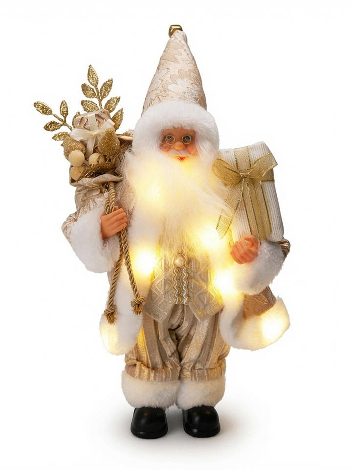 WellHome LED-Dekoleuchte in Weiß/ Gold - (B)20 x (H)30 x (T)10 cm - onesize