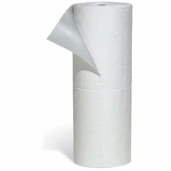 Absorptionsrolle PIG Oil-Only-Mattenrollen mit Poly Rücken Abmessung 79 cm x 2300 cm, Absorbiert 77,7 L je Rolle