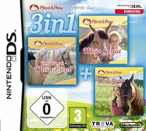 Treva Entertainment - 3 in 1: Mein Pferd + Mein Gestüt + Mein Gestüt - Ein Leben für die Pferde - Preis vom 11.10.2026 03:10:56 h
