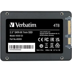 Verbatim Vi550 (4000 GB, 2.5"), SSD
