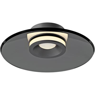 NEUHAUS PURE LED Deckenleuchte "PURE Moon", schwarz (platinfarben), 1, Ø 32cm H: 8,3cm, 1 Stk., Leuchten, Dimmfähig über separaten Dimmer, LED Deckenleuchte