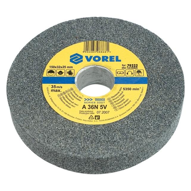 Vorel Tischschleifteller, feine Körnung 200x32x30mm 08875 (Fein) (08875)