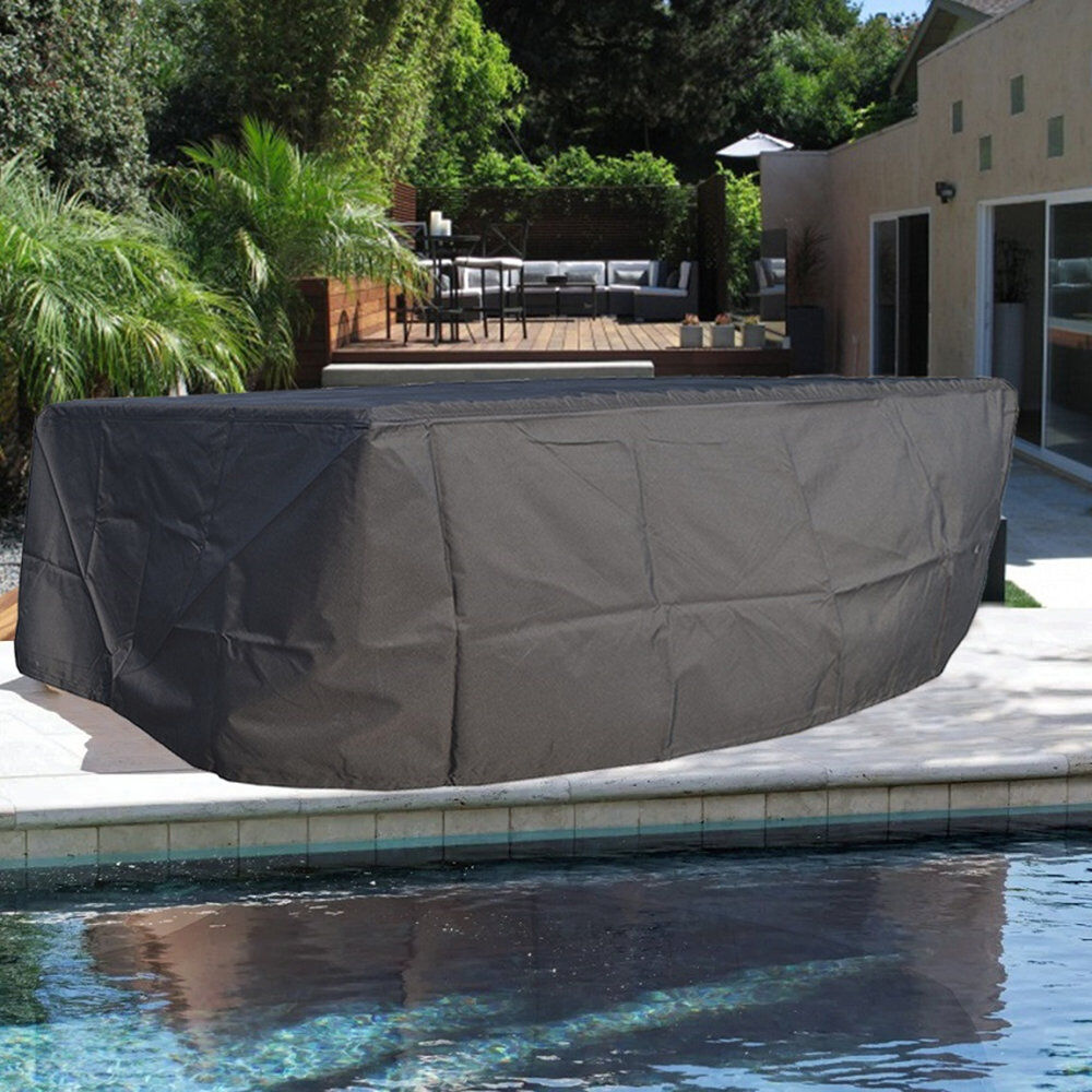 Blue Elephant Garden Funiture Covers Waterproof Black 71.12cm H x 270cm W x 270cm D