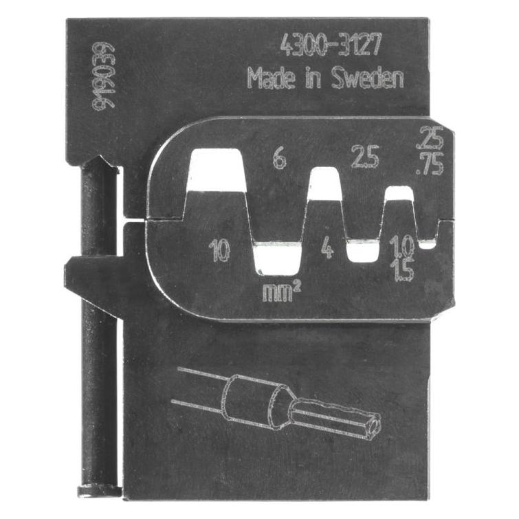 Gedore 8140-06 Modul-Einsatz für Aderendhülsen 0,25-10mm (75 mm) (1830600)