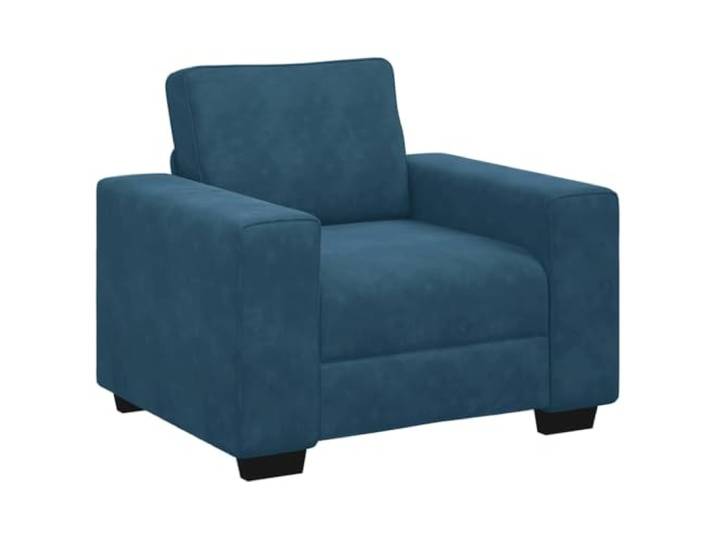 vidaXL Sessel Blau 100x77x82 cm Samt