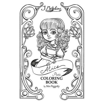 Alice nel paese delle meraviglie. Poetic coloring book, Taschenbuch von Peggotty, Hop!