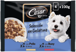 Cesar Senior 10+ Seleção em Geleia Pouch 13 uds x 4 uds