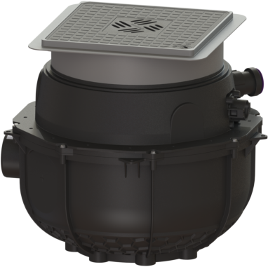 Kessel Aqualift S Hebeanlage 280500SC GTF 500-S1 resistant, schwarz, zum Einbau in Bodenplatte, 230 V