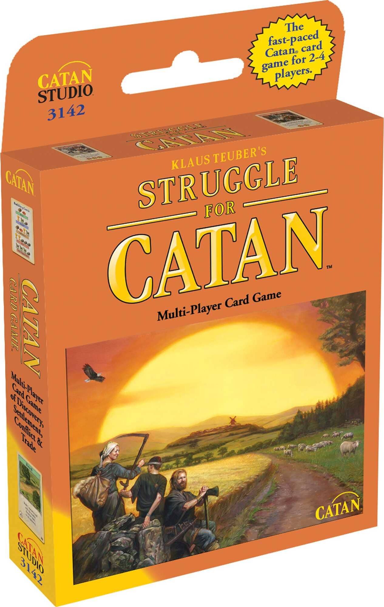 CATAN Studio Struggle for CATAN, Card-Based CATAN Game, Compact Retail Format, Suitable for Strategic Tabletop Play