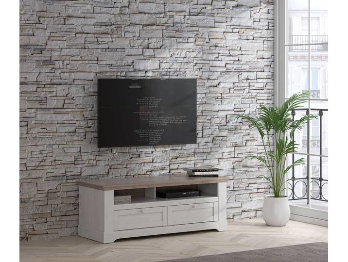 Lowboard FORTE Iloppa , braun (schnee eiche, nelson eiche), B:145,2cm H:54cm T:55cm, Sideboards, Lowboard, TV-Board, TV-Schrank, Breite ca. 145 cm