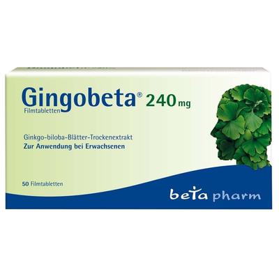 Gingobeta 240 mg Filmtabletten 50 St
