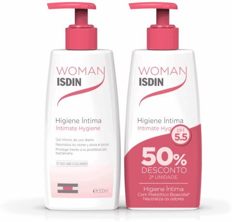 ISDIN Woman Gel para a Higiene Íntima 200ml x2