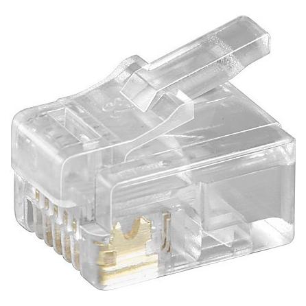 MicroConnect Modular Plug RJ12 6P6C, 10pcs (KON502-10R)