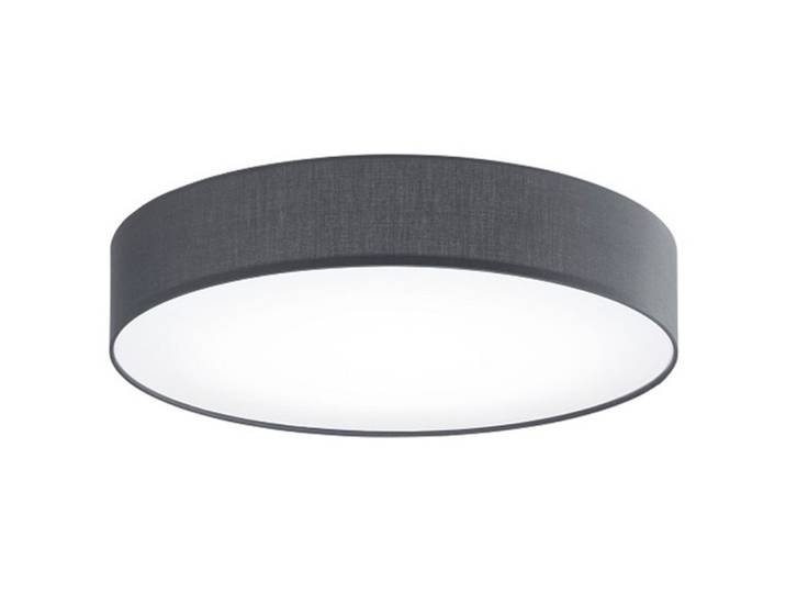 Deckenlampe Noad anthrazit Metall/ Stoff B 50 cm - LED - Lichtfarbe: Neutralweiss - LED Energiesparlampen