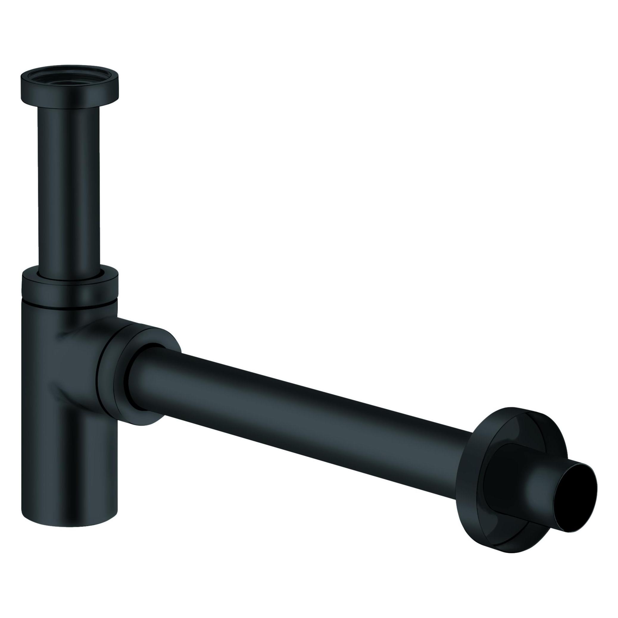 Kludi Design Flaschen Geruchverschluss 1 1/4", mattschwarz (Flaschensiphon, 1 1/4") (1002039-00)