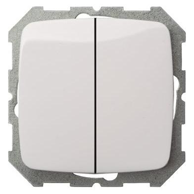 Liregus Switch Double Changeover White (IP6+6-10-001-01A)