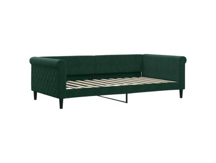 vidaXL Tagesbett Dunkelgrün 100x200 cm Samt