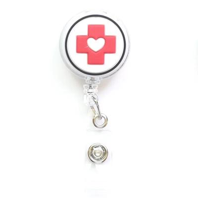 Cartoon Nurse Retractable Badge Reel ID Badge Holder For Doctors, Students And Staff 3