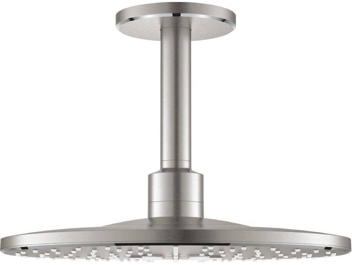 GROHE Rainshower hoofddouche+arm rond supersteel