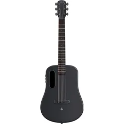 Lava Music Gitarre Me Air 36 Zoll Space Black (Akustik Gitarre, Airsonic Kohlefaser-Verbundstoff, High pressure laminate (HPL), Hochdrucklaminat (HPL), Kohlefaser-Verbundstoff, Kohlenstofffaser), Gitarre, Schwarz