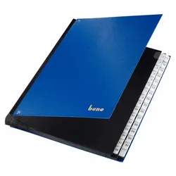 bene Pultordner DIN A4 32 Taben blau