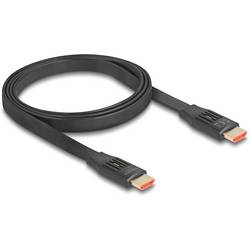 Delock HDMI Anschlusskabel HDMI-A Stecker 1 m Schwarz 81001 8K UHD, vergoldete Steckkontakte, eARC HDMI-Kabel