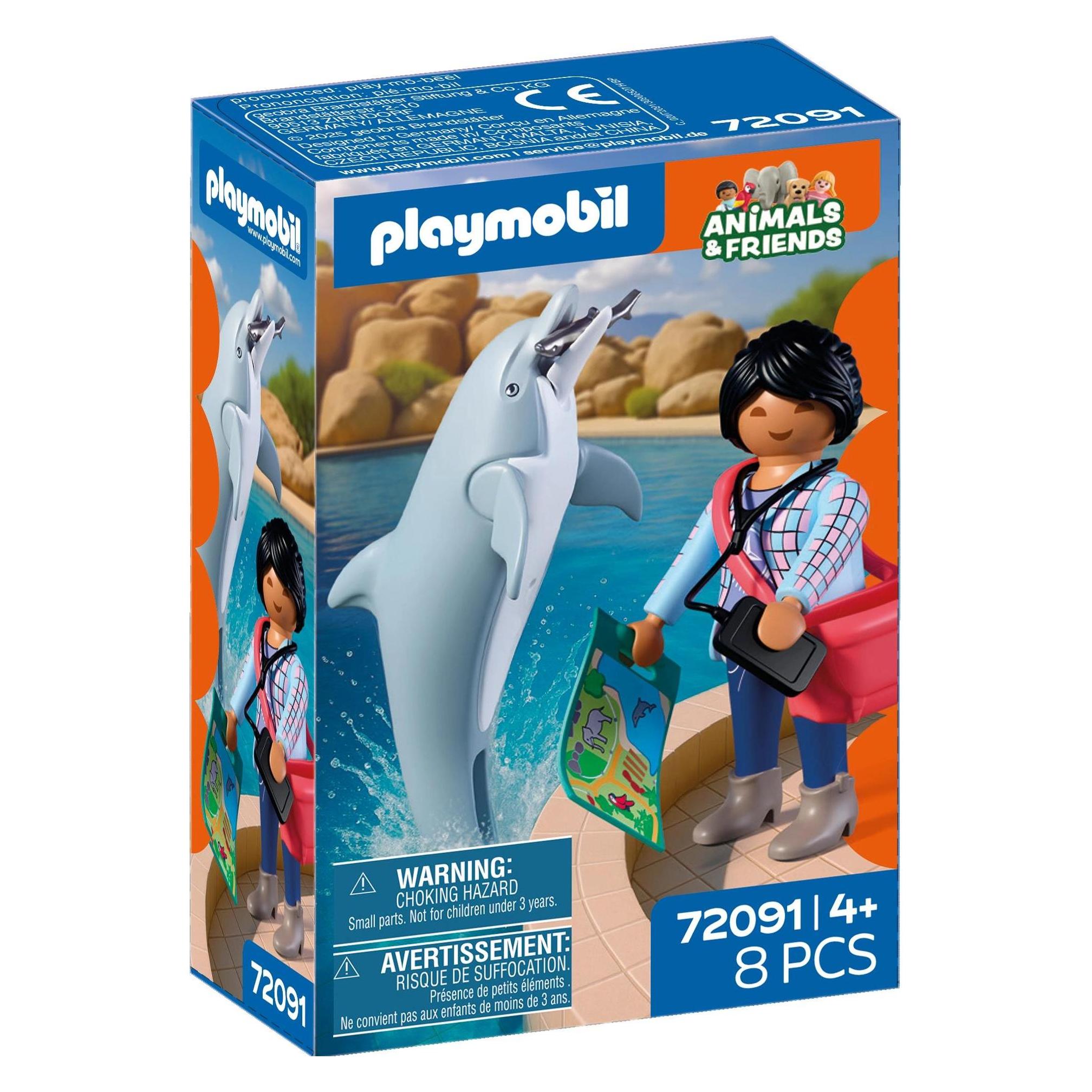 Playmobil 72091 Zoo: Delfin und Besucherin (72091) (72091)