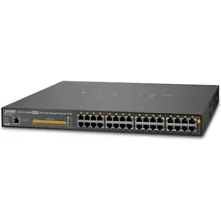 Planet Injector Hub 16-Port Gigabit 60W Ultra PoE managed 600 Watts PoE Budget (802.3af (PoE), 802.3at (PoE+), 802.3bt (PoE++), 600 W), PoE Injector