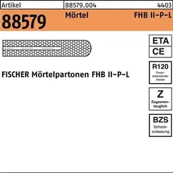 Mörtelpatrone R 88579 FHBII-P 12x100 f.FHB-L 10 Stück FISCHER