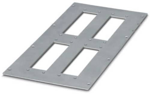Phoenix Contact 1415243 Modulplatte Adapterplatte Edelstahl, NBR Silber-Grau 1St.