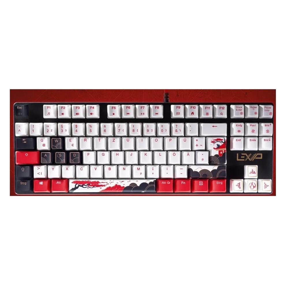 Lexip PC Gaming Keyboard "AC Shadows" incl. Assassins Creed Shadows PC Vollversion (DE, Kabelgebunden) (UBXLXBOX019)