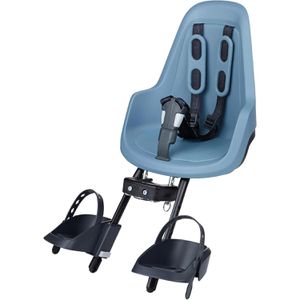 bobike Fahrrad-Kindersitz one Mini, 9 - 15 kg Traglast, schwarz, für Vorbaumontage