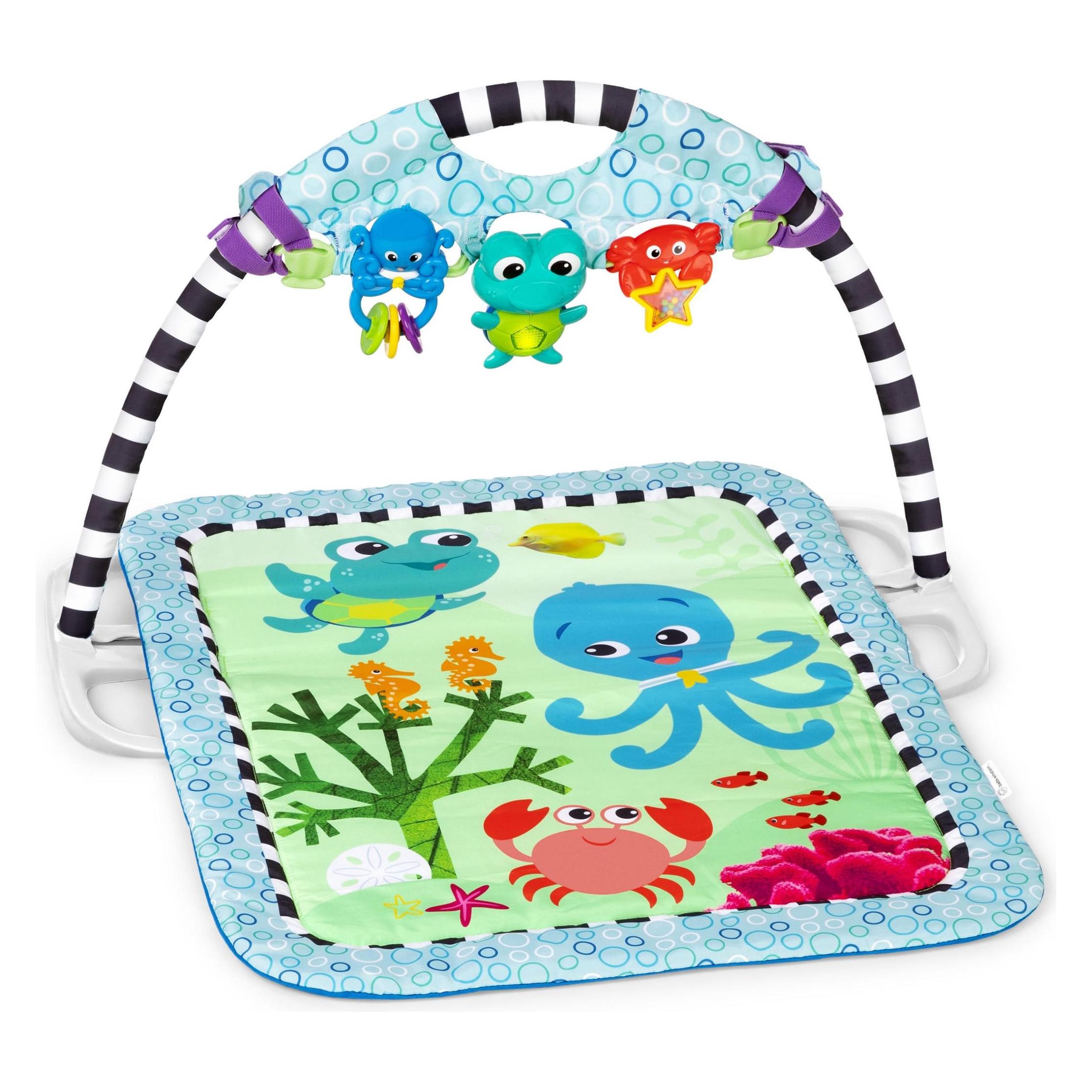 Baby Einstein Neptune's Discovery Reef Aktivitätsmatte und Spielzeugbogen zum mitnehmen (20017257)