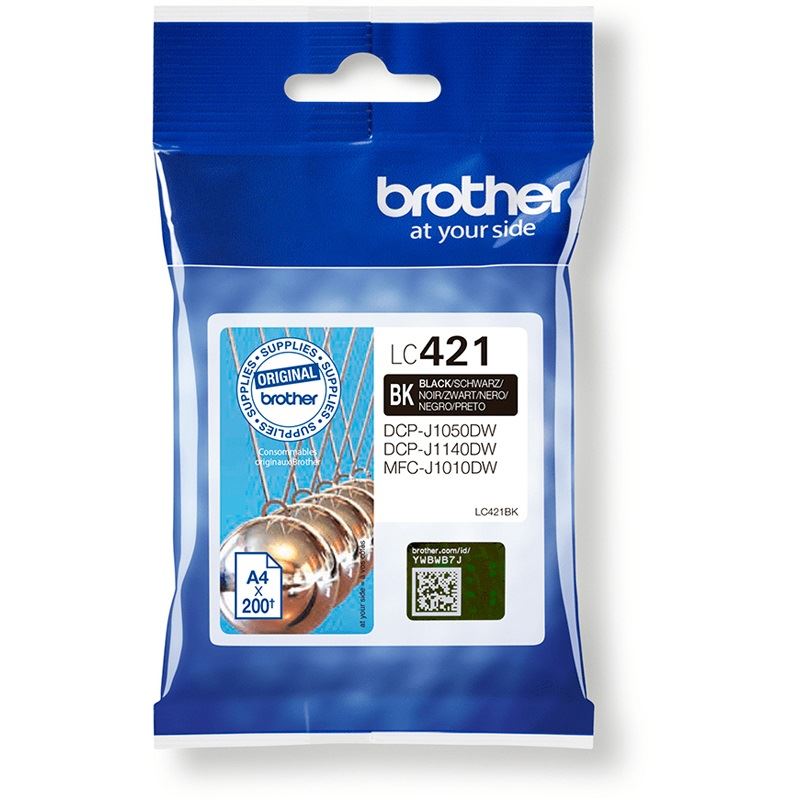 Brother Tintenpatrone LC-421BK - Schwarz