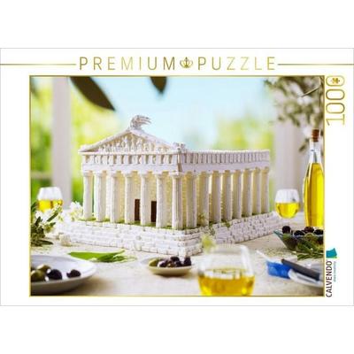 CALVENDO Puzzle Akropolis in Athen, Griechenland | 1000 Teile Lege-Größe 64x48cm Foto-Puzzle für glückliche Stunden