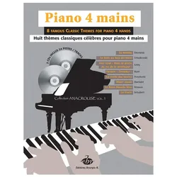 Collection Anacrouse vol.1 (+2 CD/'s) pour piano à 4 mains partition, Fachbücher