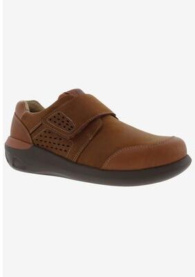 Men's Marshall Hook & Eye Casual Shoes by Drew in Camel Leather (Size 16 M)