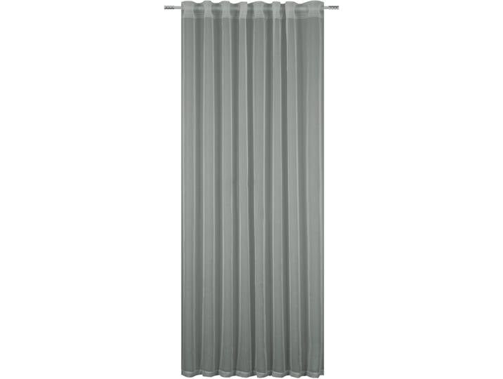 Vorhang Mia anthrazit Bio Baumwolle B 135 cm Transparent - Material: 100% POLYESTER - Vorhang