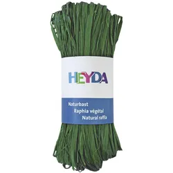 5x Heyda Naturbast 50g blattgrün