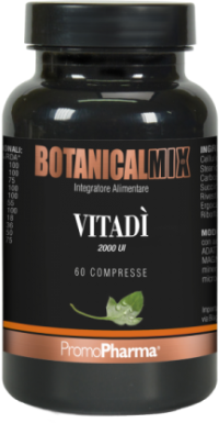 PROMOPHARMA SpA Botanical Mix - Vitadì 60 Compresse, Integratore Multivitaminico Naturale