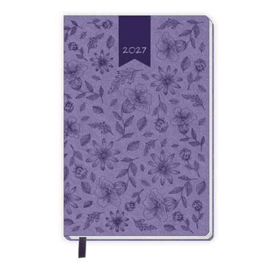 TRÖTSCH - Taschenkalender A7 Soft Touch Blumen 2027