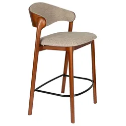 2er-Set DAHEIM Barstuhl Barbington Stoff Beige