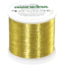 MADEIRA Stickgarn Metallic "Brilliant", Stärke 40, 200 m-Spule, gold-4